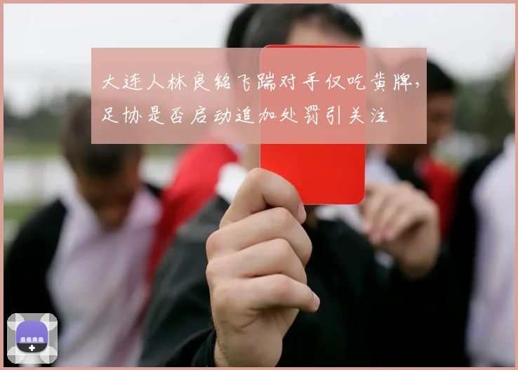 大连人林良铭飞踹对手仅吃黄牌，足协是否启动追加处罚引关注